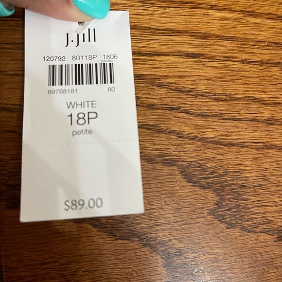 J Jill Plus size linen crop pants - Picture 3 of 3